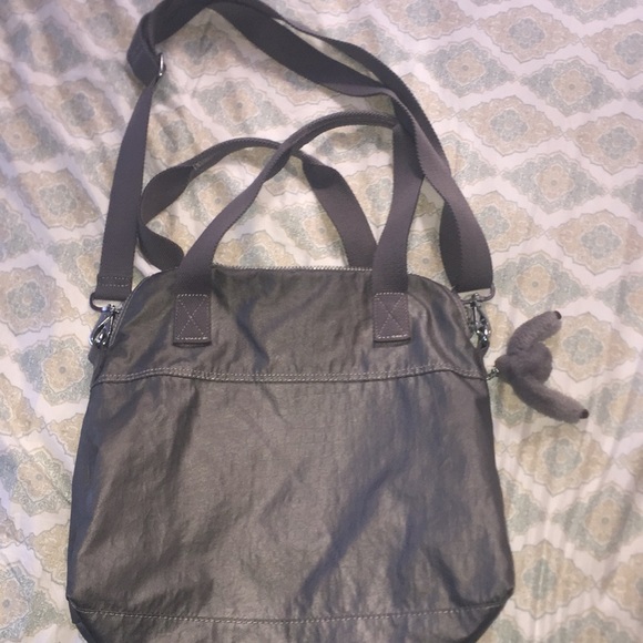 Grey/Silver Kipling Book Bag - Picture 2 of 5